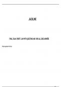    FINAL EXAM SPORTS LAW WITH QUESTIONS AND 100&percnt; ALL SURE ANSWERS 