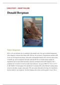 Donald Bergman&colon; Heart Failure&period; Case Study&period; A Graded&period;