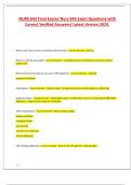 NURS 643 Final Exam&sol; Nurs 643 Exam Questions with Correct Verified Answers&sol; Latest Version 2024&period;