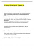 Medical Office Admin Chapter 1