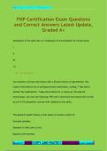 FNP Certification Exam Questions  and Correct Answers Latest Update&comma;  Graded A&plus;