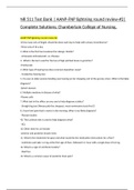 NR511 Question bank (Midterm Exam and Final Exam) All Chapters Multiple Choice, TrueFalse, & Questions & Answer (Newest 2021) 100 % VERIFIED ANSWERS, GRADED