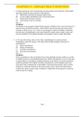 NUR 1021 1211c  Chapter 55: Urinary tract infection( with correct answers)