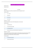 MN 576 Midterm Exam Unit 5 – Question and Answers; Latest Version