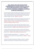 OKLAHOMA BOARD OF DENISTRY  JURISPRUDENCE EXAM NEWEST ACTUAL  EXAM 300 QUESTIONS AND CORRECT  DETAILED ANSWERS &lpar;VERIFIED ANSWERS&rpar;  ALREADY GRADED A&plus;