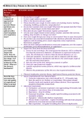 NURS612 Key Points to Review for Exam 2 / NURS 612 Key Points to Review for Exam 2 {A+ guide-2021}