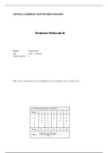 VWO Wiskunde B | CCVX Voortentamen met Uitwerkingen 06-2010