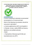 ATI RN PEDIATRIC 2024 PROCTORED EXAM COMPLETE  TEST BANK ACTUAL EXAM QUESTIONS WITH  DETAILED VERIFIED ANSWERS &lpar;100&percnt; CORRECT  ANSWERS&rpar; ALREADY GRADED A&plus;