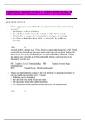 Foundations of Maternal-Newborn & Women&rsquo;s Health Nursing&comma; 7th Edition Chapter 07&colon; Antepartum Assessment&comma; Care&comma; and Education &comma;100&percnt; CORRECT