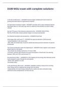 D199 WGU exam with complete solutions&period;