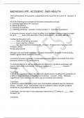 MICHIGAN LIFE&comma; ACCIDENT&comma; AND HEALTH