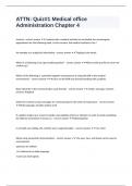 ATTN&colon; Quiz&num;1 Medical office Administration Chapter 4 with verified solutions