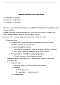 NUR 2633 Final Exam Study Guide (Version 2) Maternal Child Health Nursing