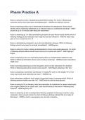 Pharm Practice A questions and answers rated A&plus; 2024&sol;2025