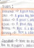 Eduqas&sol; OCR A Level criminal law- actus reus summary sheet 