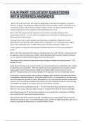 F&period;A&period;R Part 135 Study Questions