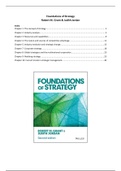 SUMMARY 'Foundations of Strategy' - Grant & Jordan