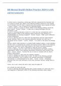 RN Mental Health Online Practice 2024 A with correct answers&period;