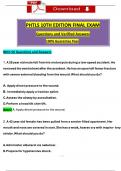 PHTLS 10th Edition Final Exam Questions and Verified Answers &lpar;2026 &sol; 2027&rpar; 100&percnt; Guarantee Pass