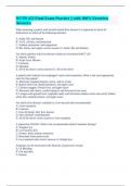 NUTR 453 Final Exam Practice &vert;&vert; with 100&percnt; Errorless Answers&period;