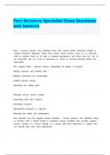 Peer Recovery Specialist Exam Questions and Answers&period;