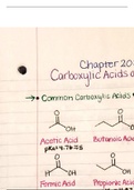 Chapter 20 - Carboxylic Acids and Their Derivatives