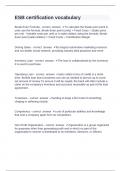 ESB certification vocabulary Question and answers rated A&plus; 2024