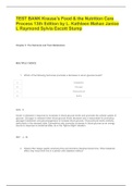 TEST BANK Krause&rsquo;s Food & the Nutrition Care Process 13th Edition by L&period; Kathleen Mahan Janice L Raymond Sylvia Escott Stump &lpar;latest version&rpar;