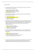 NR 305 HESI Review Question and Answers 2020/2021