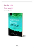 FA-BA304 Oncologie Bundel; samenvatting leerboek + colleges