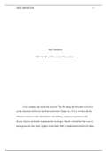 INF 336 week 3 paper &period;docx    Need Definition  INF 336&colon; Project Procurement Management  Every company has needs that need met&period; The first thing that this paper will cover are the Questions for Review and Discussion from Chapter six&period; Next it will describe t
