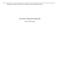 INF 220   Week 3 Assignment&period;docx    The Internet of Things and Transportation  INF 220 IS Principles    Introduction  The twenty first century has been a catalyst for massive technological evolution&period;  The evolution of the internet brought forth new techno