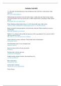 Pediatric &lpar;AH I-II&rpar; Exit Hesi pharmacology  questions and answers with 100&percnt; corret answers highlighted in blue 