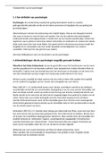 Samenvatting Fundamenten van de psychologie&comma; ISBN&colon; 9789089319258  Fundamenten Van De Psychologie
