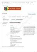 NR 509 Chest Pain Physical Assessment Assignment Results completed  Documentation- Shadow Health 