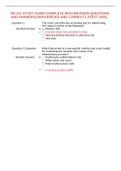 NR 511 STUDY GUIDE COMPLETE WITH REVISION QUESTIONS AND ANSWERS &lbrace;100&percnt;VERIFIED AND CORRECT-LATEST 2020&sol;2021