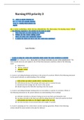 Nursing 493 priority 3&lbrace;graded A plus&rcub; 2022