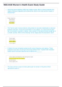 NSG 6430 Women&lowbar;s Health Exam Study Guide