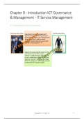ICT Service management (2021) - chapter 0, 2, 3 and 14 extensive notes