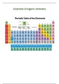 Summary of Essentials of Organic Chemistry