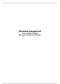 Samenvatting Business Management 1.3