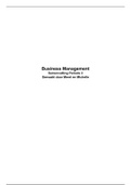 Samenvatting Business Management 1&period;3
