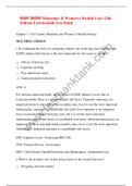NUR 300WI Maternity & Women’s Health Care 12th Edition Lowdermilk Test Bank,100% CORRECT