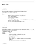 BUSI 411 Exam 4 (Version 3)-25Q &A, BUSI 411 OPERATIONS MANAGEMENT, Liberty University