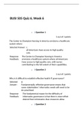 BUSI 505 Quiz 6( Latest 3 Versions), BUSI 505 HEALTH CARE INFORMATICS, Liberty University