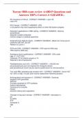Turcan SBB exam review AABB P Questions and  Answers 100&percnt; Correct A&plus;GRADED&period;&period;