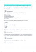Annual Security Refresher &vert;&vert; with 100&percnt; Correct Answers&period;