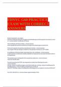 FDNYC G60 Practice Exam