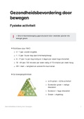 gezondheidsbevordering door bewegen - medische trainingsleer