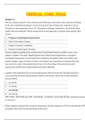 CRITICAL&lowbar;CARE&lowbar;FINAL&lowbar;TEST BANK - 100&percnt; CORRECT ANSWERS &vert; CRITICAL&lowbar;CARE&lowbar;FINAL